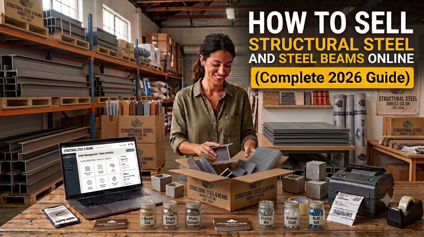 How to Sell Structural Steel and Steel Beams Online (Complete 2026 Guide)