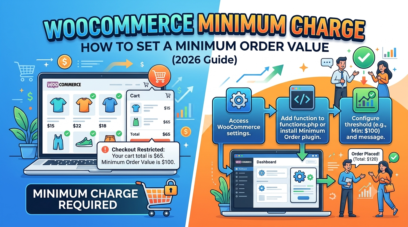 WooCommerce Minimum Charge: How to Set a Minimum Order Value (2026 Guide)